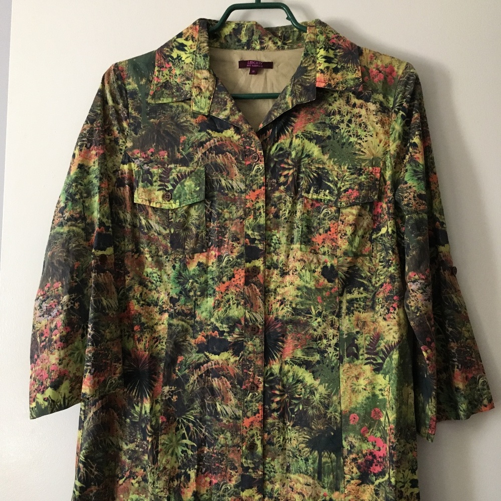 LIBERTY ART FABRICS Multicolor Cotton Dress 10 - Picture 2 of 5